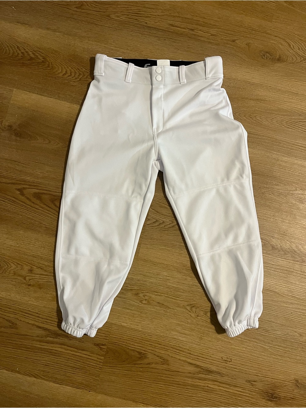 Kids White Franklin Athletic Baseball Pants